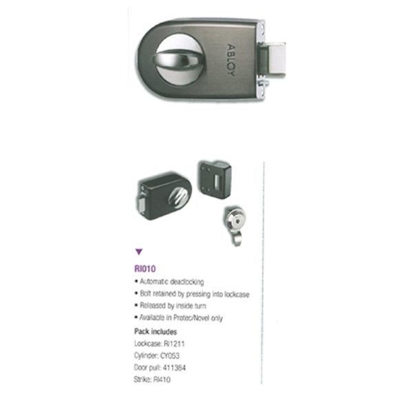 RI010 ABLOY DEADLOCK
